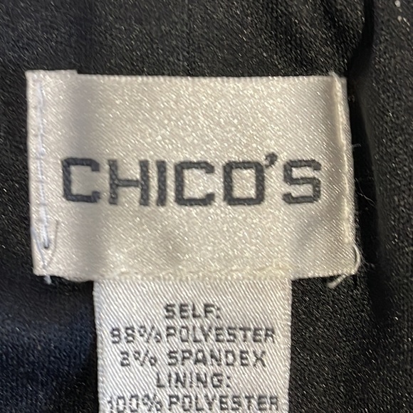 Chico’s Black and White Mesh Overlay Maxi Skirt - EUC - Picture 5 of 7